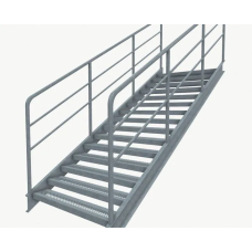 Лестница промышленная г/к ЛГР 45-12.7 1200х700х1200 мм Серия 1.450.3-7.94