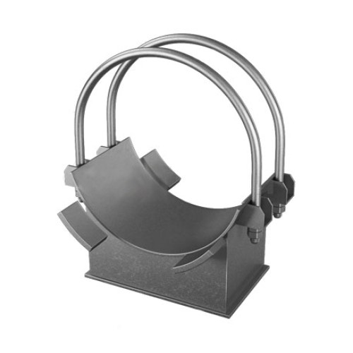 Опора хомутовая неподвижная для трубопроводов ТЭС и АЭС 12Х18Н10Т 630х500х500х150 мм ОСТ 34-10-618-93 в Брянске