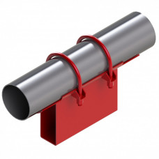 Опора неподвижная хомутовая корпусная для тепловых сетей исп. А21 / АС21 ВСт3 57х50х170х152 мм ОСТ 36-146-88 2,5 кг