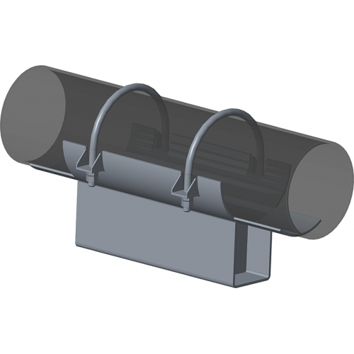 Опора неподвижная хомутовая с корпусом для тепловых сетей ТС-670.00.00 325х280х340х200 мм Серия 5.903-13 выпуск 7-95 37,3 кг