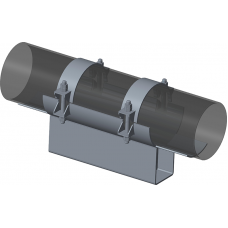 Опора неподвижная бугельная с корпусом для тепловых сетей ТС-671.00.00 1420х700х680х200 мм Серия 5.903-13 выпуск 7-95 372,3 кг