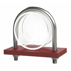 Опора неподвижная хомутовая бескорпусная для тепловых сетей исп. А 09Г2С 32 мм ОСТ 36-146-88 0,1 кг