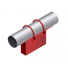 Опора неподвижная приварная корпусная для тепловых сетей исп. А22 / АС22 09Г2С 108х80х340х150 мм ОСТ 36-146-88 4,2 кг