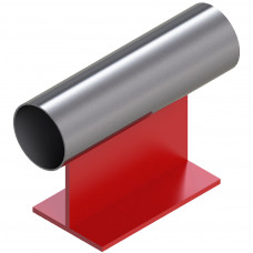 Опора неподвижная приварная тавровая для тепловых сетей исп. АС10 ВСт3 25х100х100 мм ОСТ 36-146-88 0,7 кг