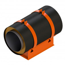 Опора скользящая хомутовая для труб в ППУ изоляции 313 ТС-008.012 108х180 мм Серия 313.ТС-008.000