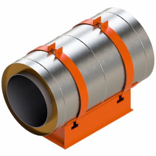 Опора скользящая хомутовая ТС-626.000 630х380х150 мм Серия 5.903-13 выпуск 8-95 59,6 кг