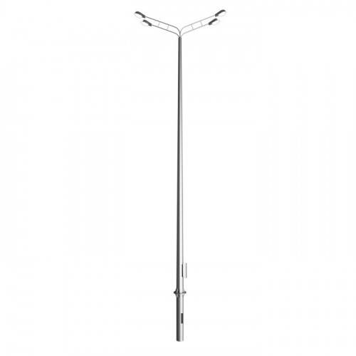 Опора освещения силовая граненая прямостоечная ОГСп-0,4(90)-9,0-11,5-02-Ц 09Г2С 90х262,5х9 мм